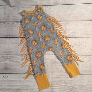 Custom Made ADJUSTABLE Grow-With-Me Infant/Toddler Romper 6m-4+y
